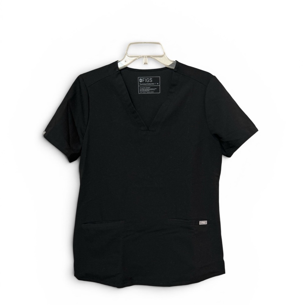Figs Scrub black top size medium